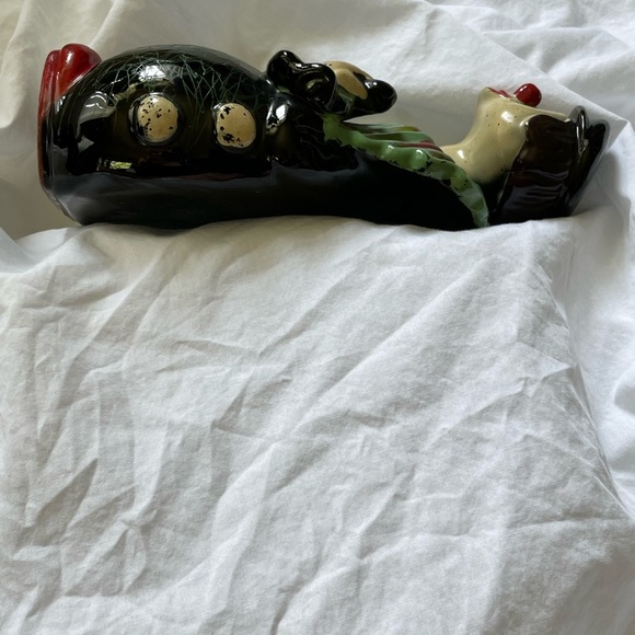 Vintage Clown Bank. Redware. - Picture 11 of 14